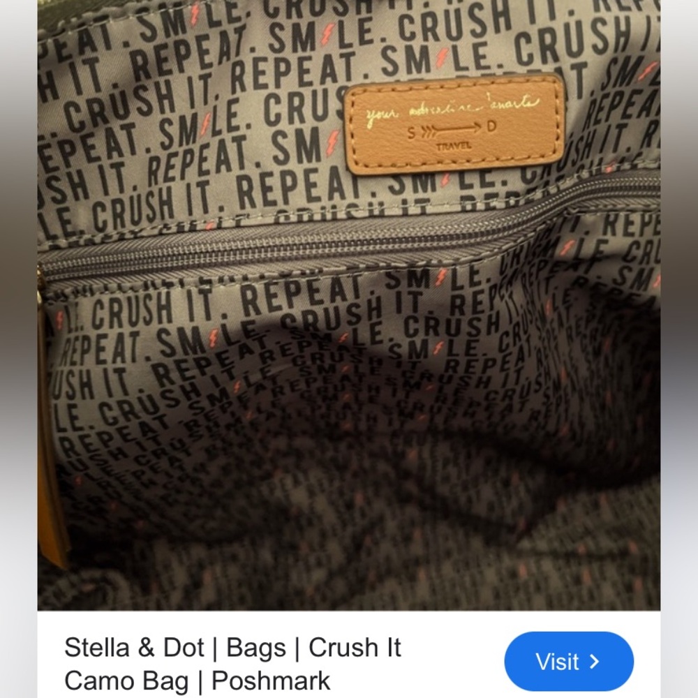 Stella n dot cameo bag